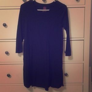 Girls Simple Black Dress